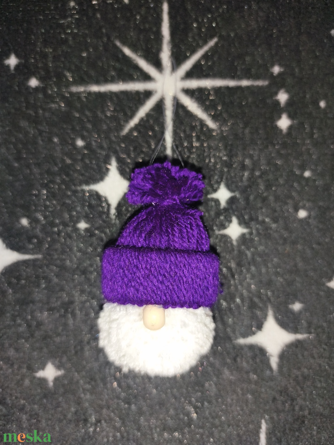 Kézzel készült manó dísz - karácsony - karácsonyi lakásdekoráció - karácsonyfadíszek - Meska.hu
