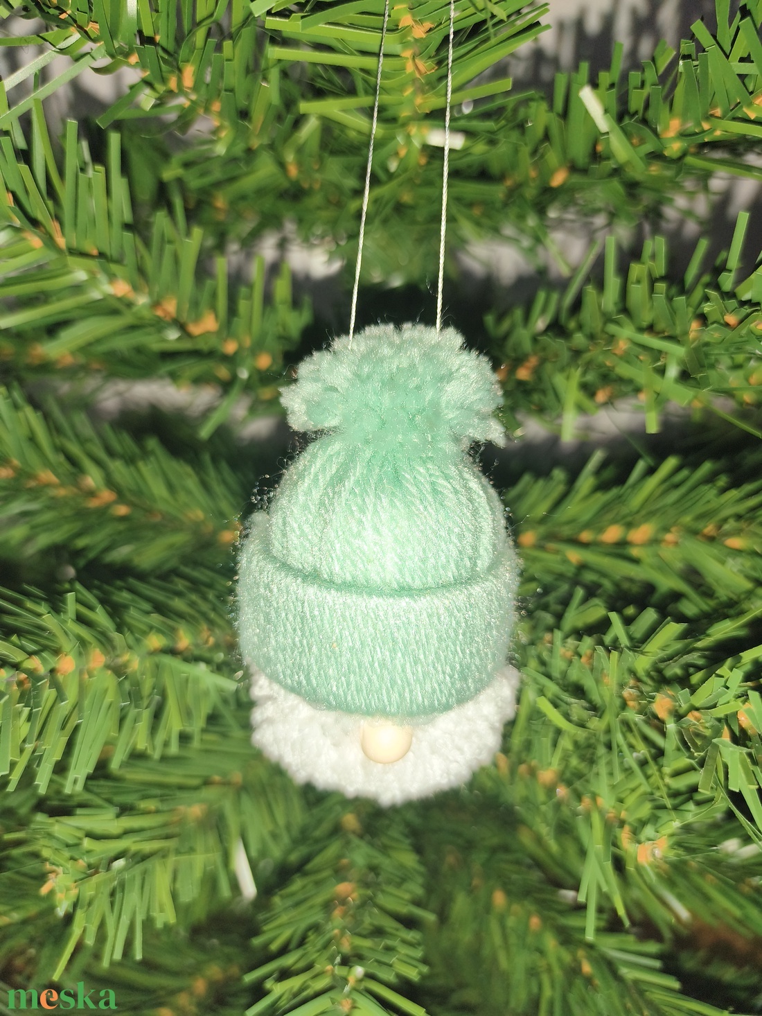 Kézzel készült manó dísz - karácsony - karácsonyi lakásdekoráció - karácsonyfadíszek - Meska.hu