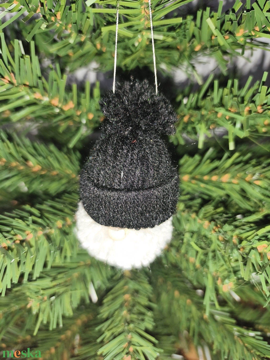 Kézzel készült manó dísz - karácsony - karácsonyi lakásdekoráció - karácsonyfadíszek - Meska.hu