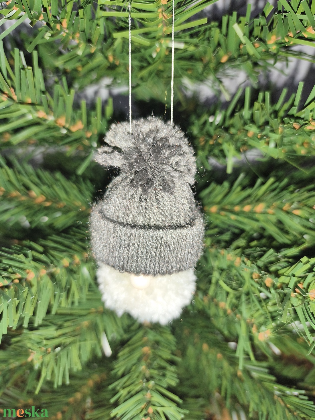 Kézzel készült manó dísz - karácsony - karácsonyi lakásdekoráció - karácsonyfadíszek - Meska.hu