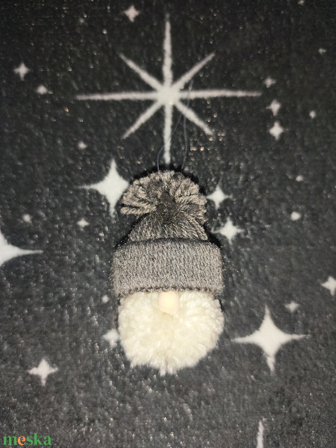 Kézzel készült manó dísz - karácsony - karácsonyi lakásdekoráció - karácsonyfadíszek - Meska.hu