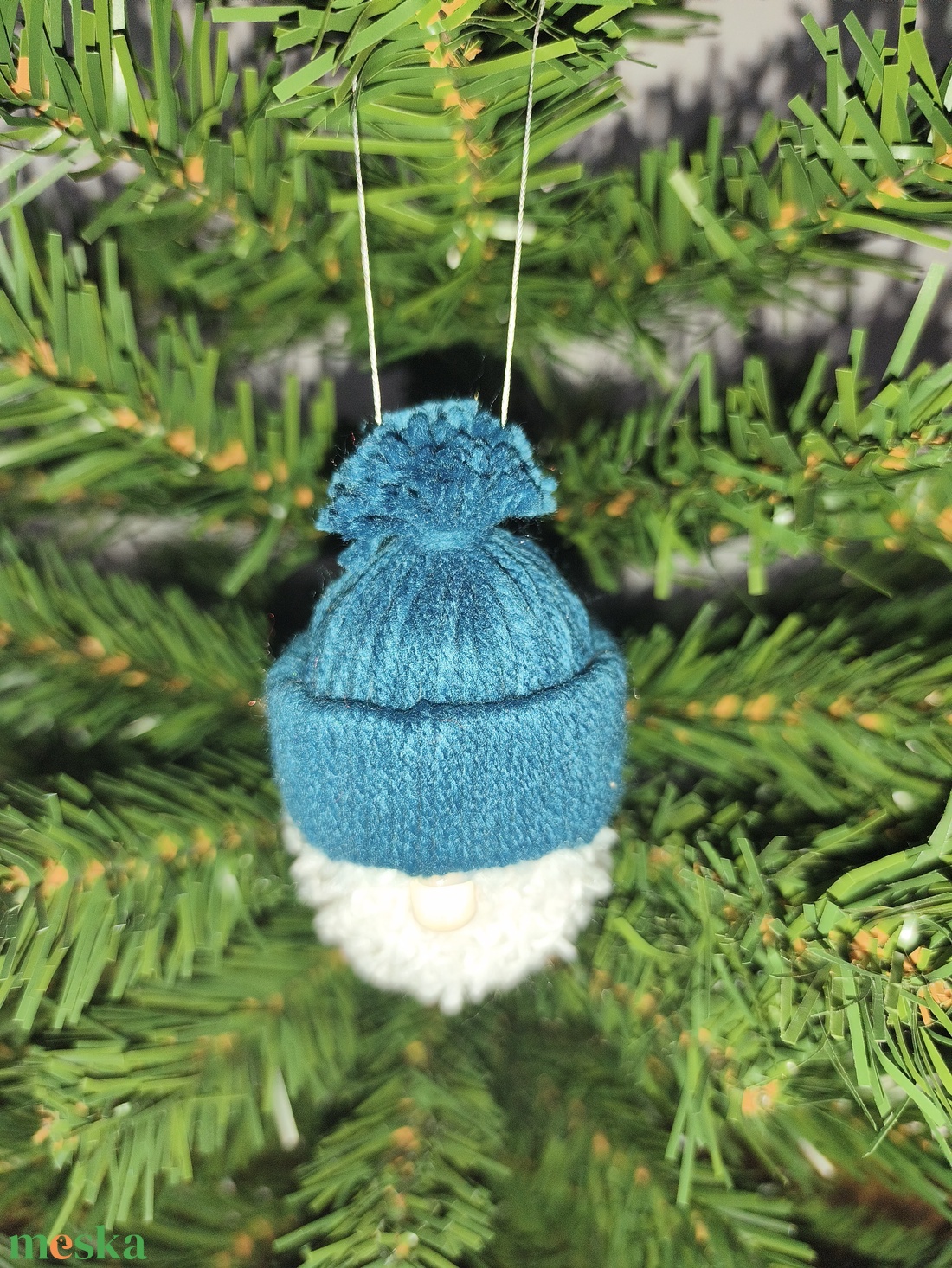 Kézzel készült manó dísz - karácsony - karácsonyi lakásdekoráció - karácsonyfadíszek - Meska.hu