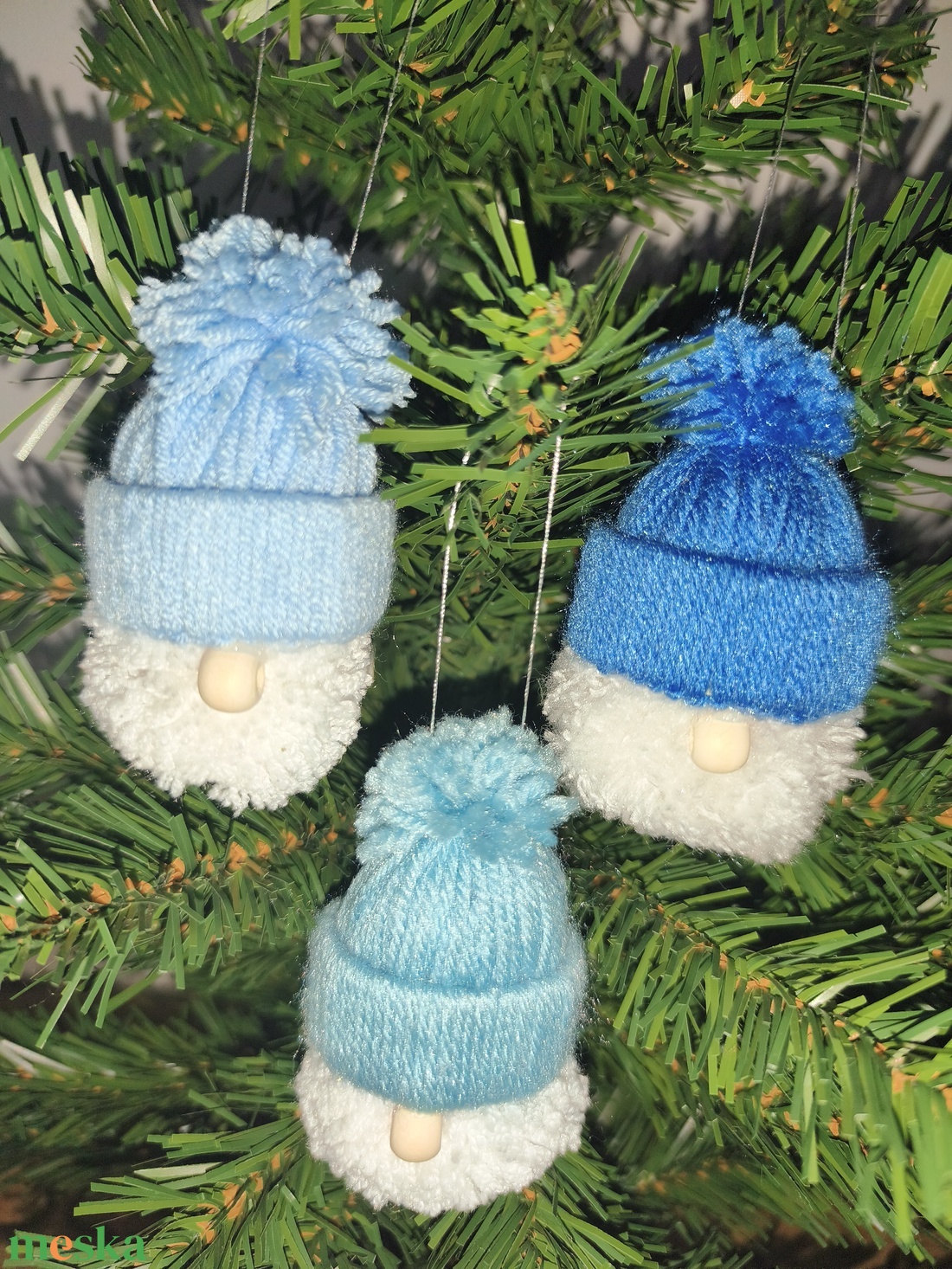 Kézzel készült manó dísz - karácsony - karácsonyi lakásdekoráció - karácsonyfadíszek - Meska.hu