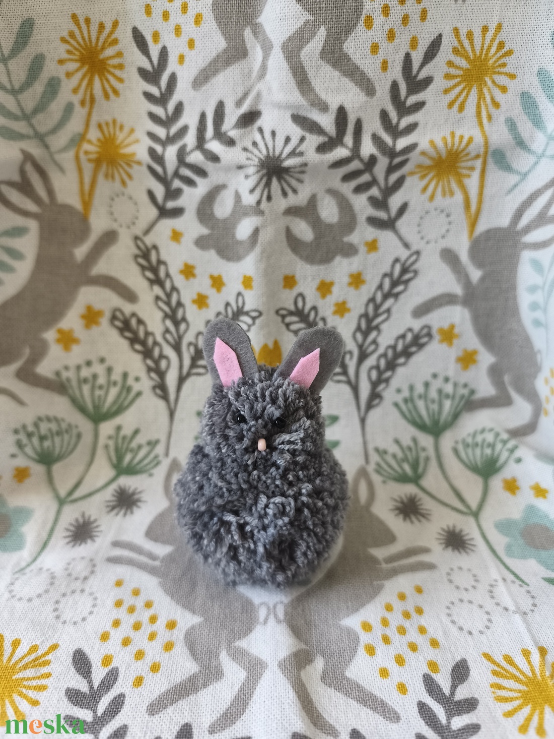 Húsvéti kis nyuszi dekoráció  - ünnepi díszek, dekorációk - húsvéti díszek és dekorációk - húsvéti asztaldíszek - Meska.hu