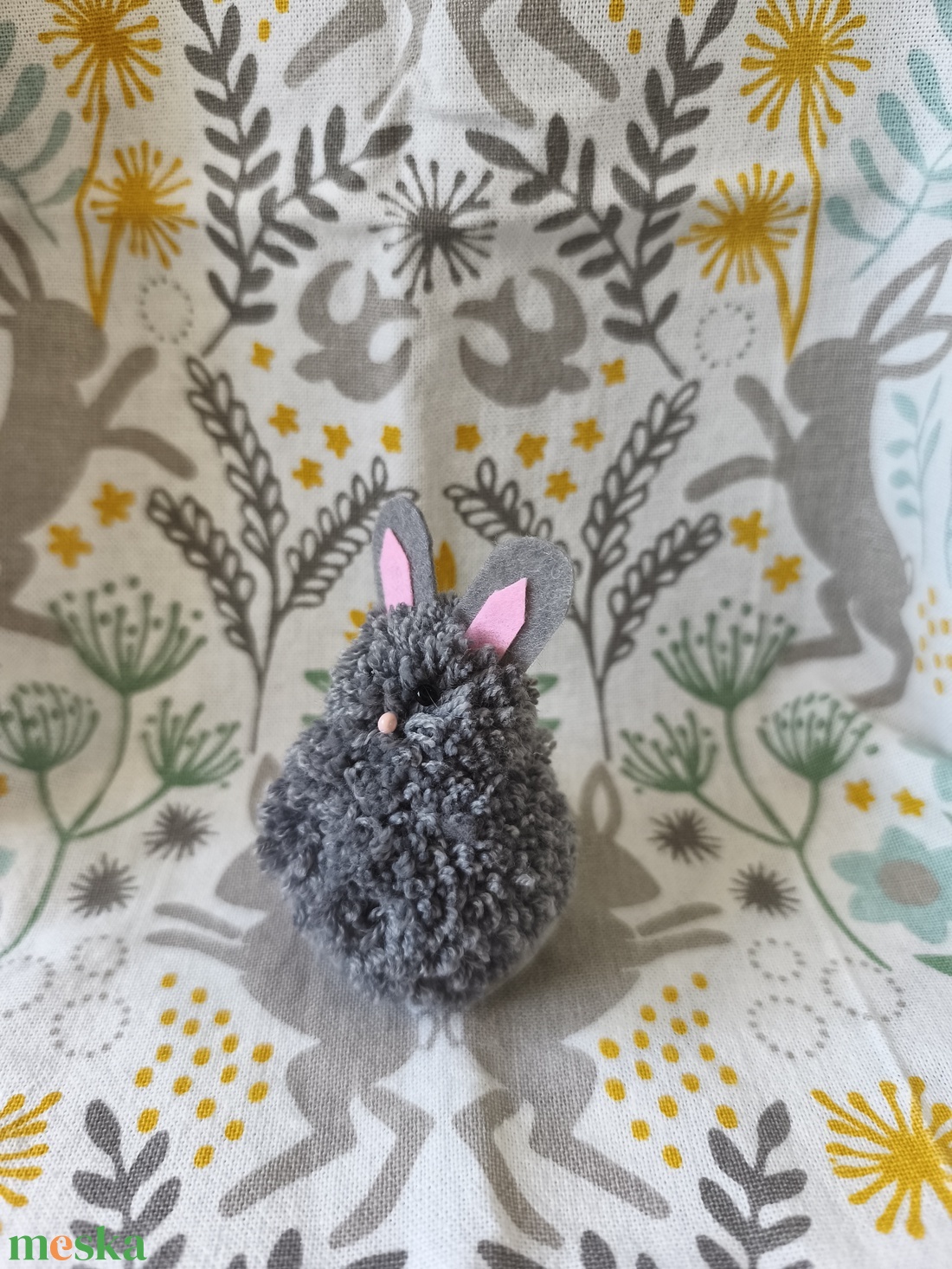 Húsvéti kis nyuszi dekoráció  - ünnepi díszek, dekorációk - húsvéti díszek és dekorációk - húsvéti asztaldíszek - Meska.hu