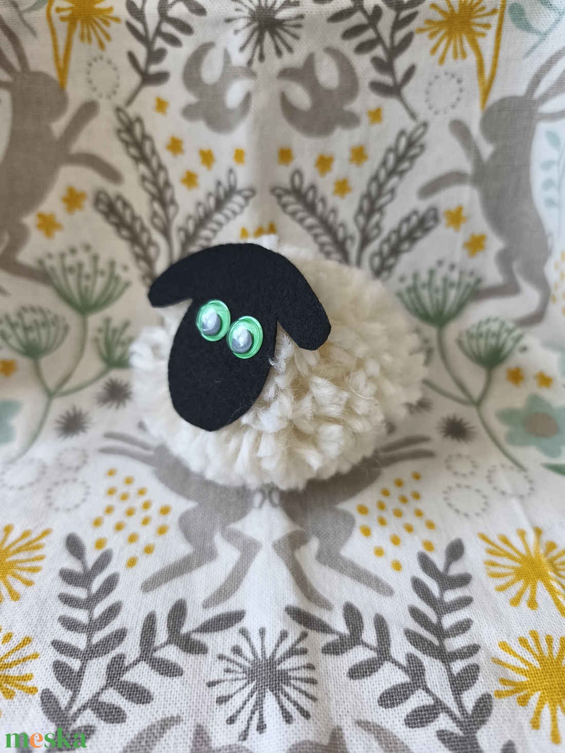 Húsvéti nagy bárány dekoráció  - ünnepi díszek, dekorációk - húsvéti díszek és dekorációk - húsvéti asztaldíszek - Meska.hu