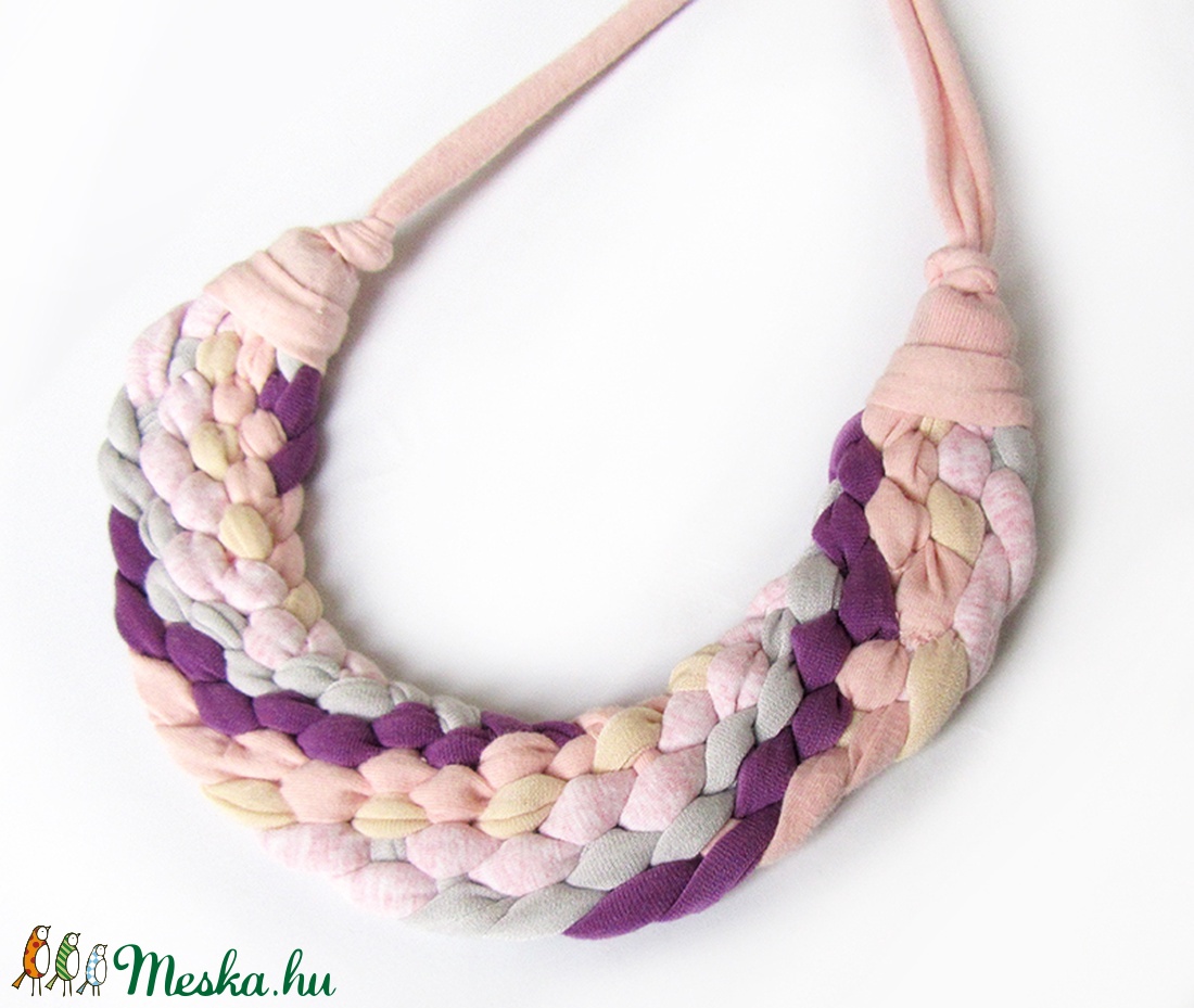 Lila-rózsaszín textil ékszerszett - ékszer - ékszerszett - Meska.hu Lila-rózsaszín textil ékszerszett - ékszer - ékszerszett - Meska.hu