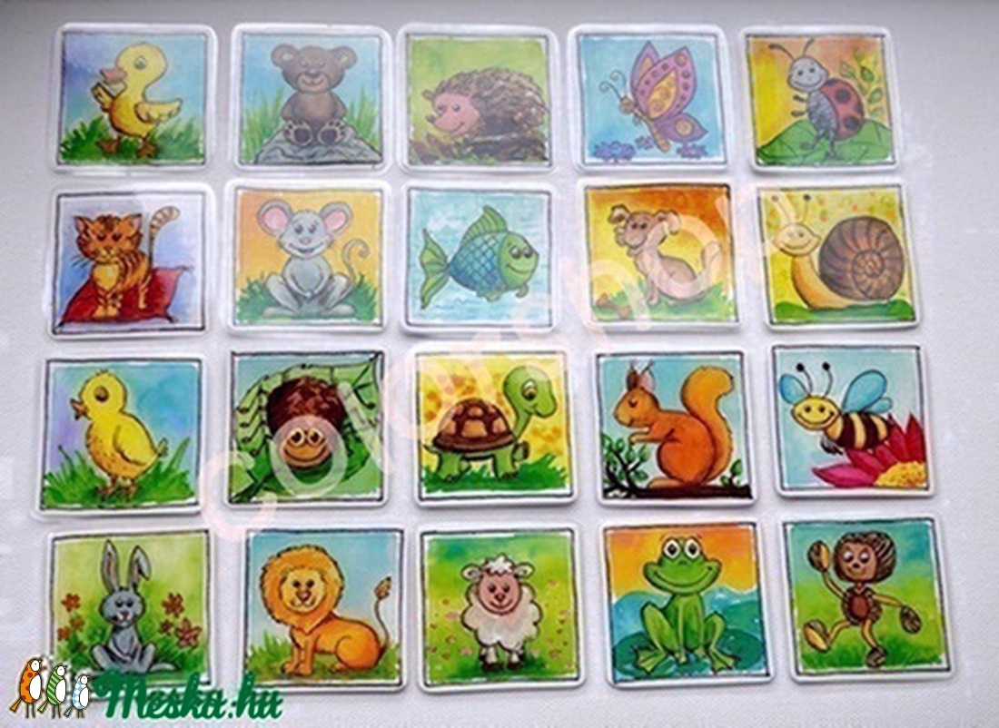 Állatok, ovis jelek hűtőmágnesek -  - Meska.hu