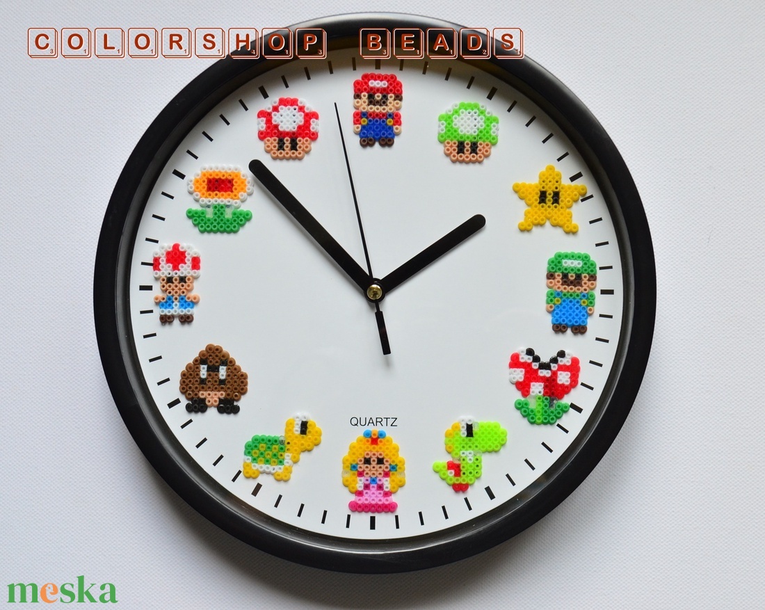 Super Mario falióra (22,5 cm) -  - Meska.hu