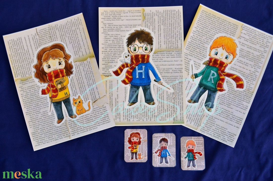 Harry Potter print és mágnes szett 3+3 db - otthon & életmód - konyhafelszerelés, tálalás - konyhai dekoráció - hűtőmágnes - Meska.hu Harry Potter print és mágnes szett 3+3 db - otthon & életmód - konyhafelszerelés, tálalás - konyhai dekoráció - hűtőmágnes - Meska.hu
