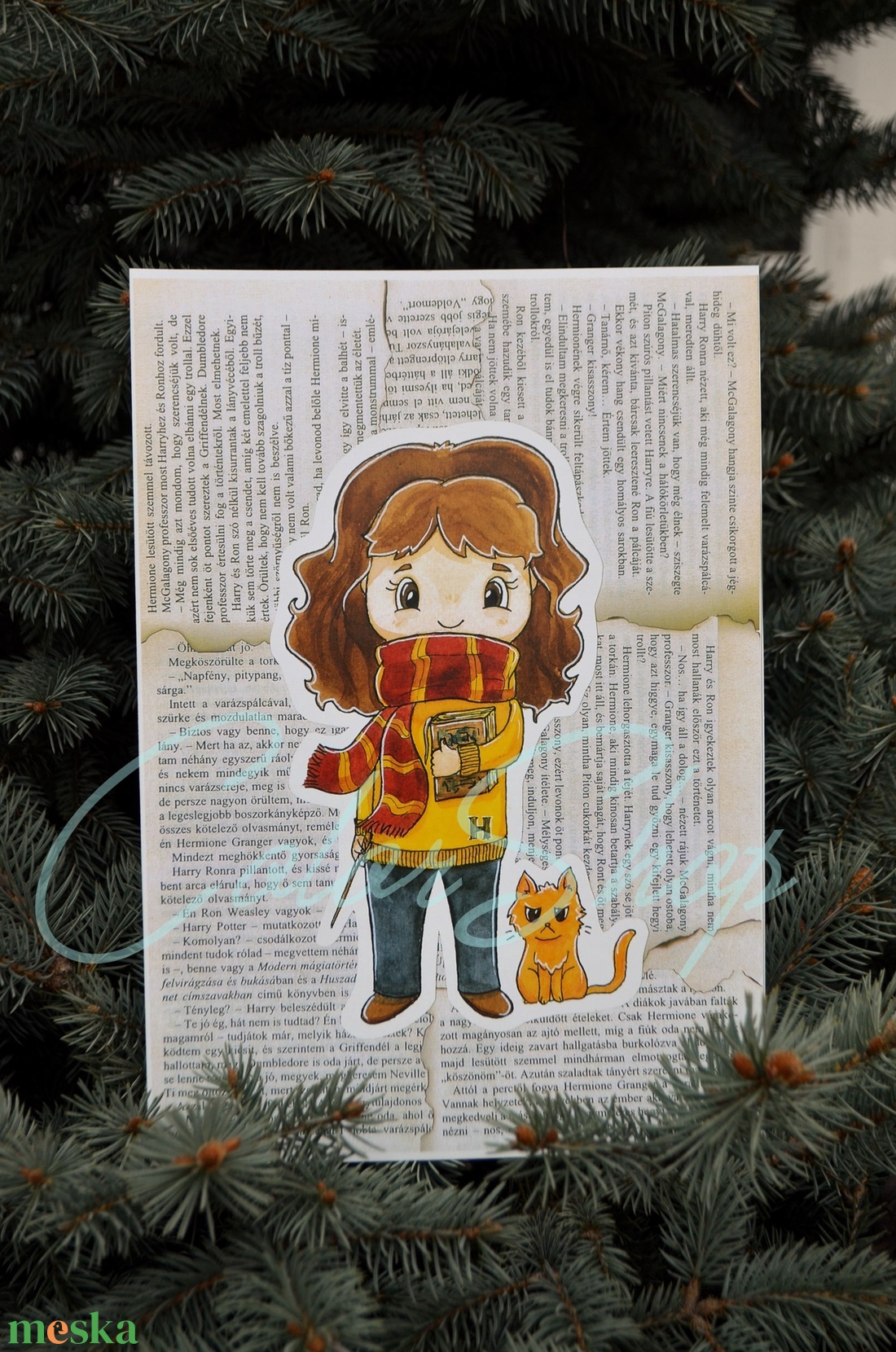 Hermione (Harry Potter) print A4 - művészet - grafika & illusztráció - Meska.hu