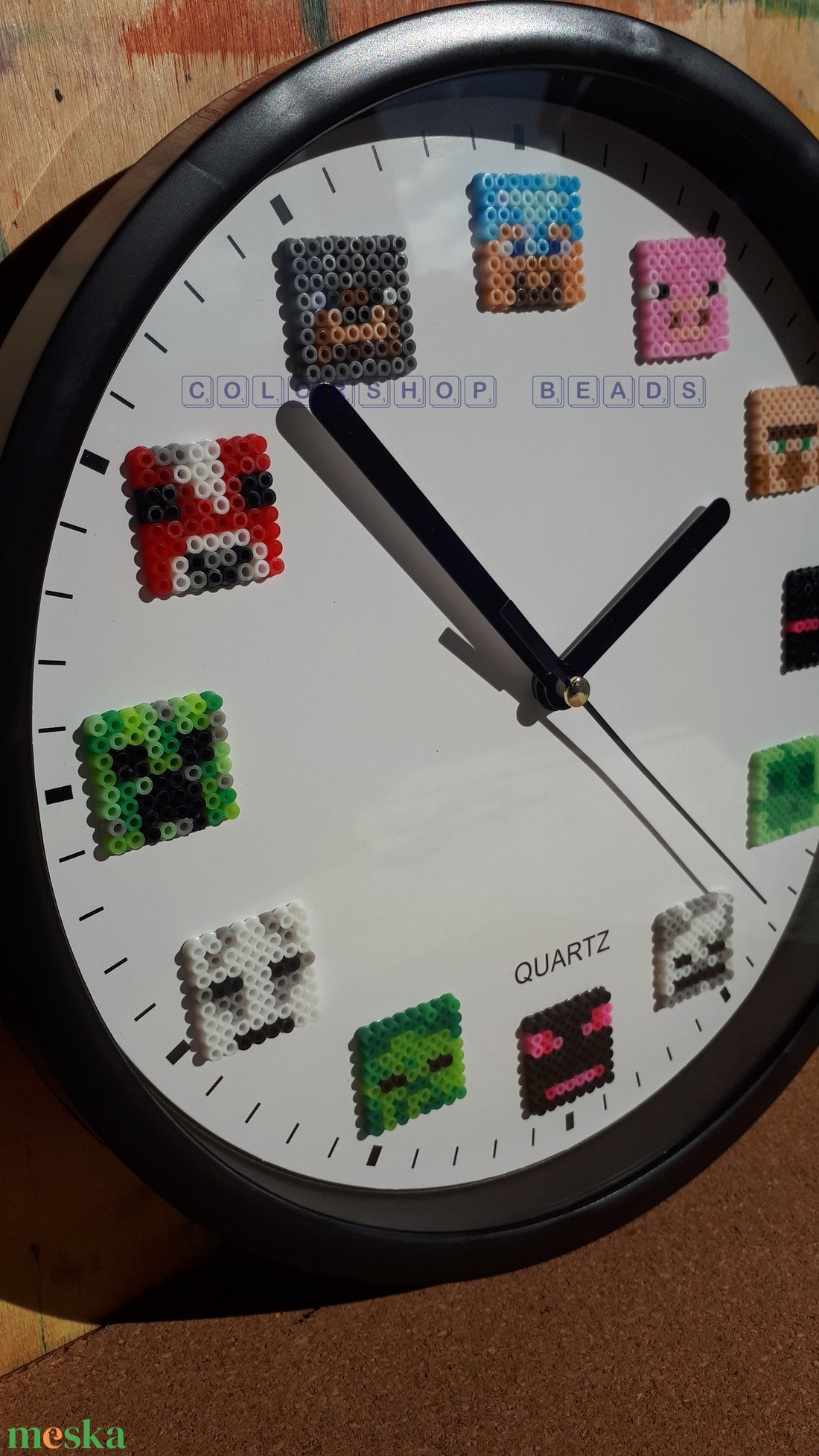 MINECRAFT falióra (23 cm) - otthon & életmód - dekoráció - fali és függő dekoráció - falióra & óra - Meska.hu MINECRAFT falióra (23 cm) - otthon & életmód - dekoráció - fali és függő dekoráció - falióra & óra - Meska.hu