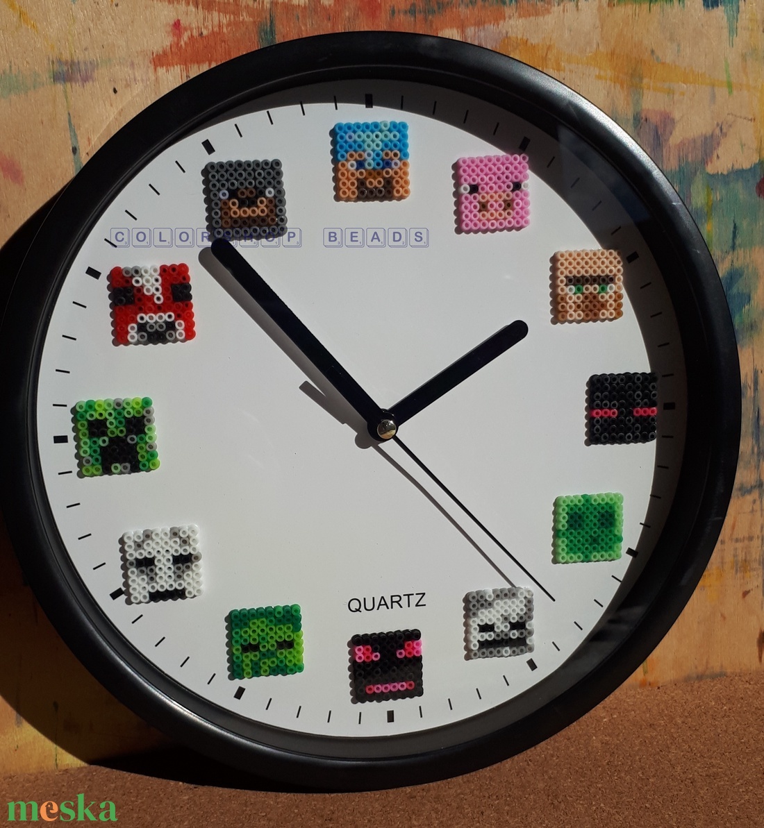 MINECRAFT falióra (23 cm) - otthon & életmód - dekoráció - fali és függő dekoráció - falióra & óra - Meska.hu MINECRAFT falióra (23 cm) - otthon & életmód - dekoráció - fali és függő dekoráció - falióra & óra - Meska.hu