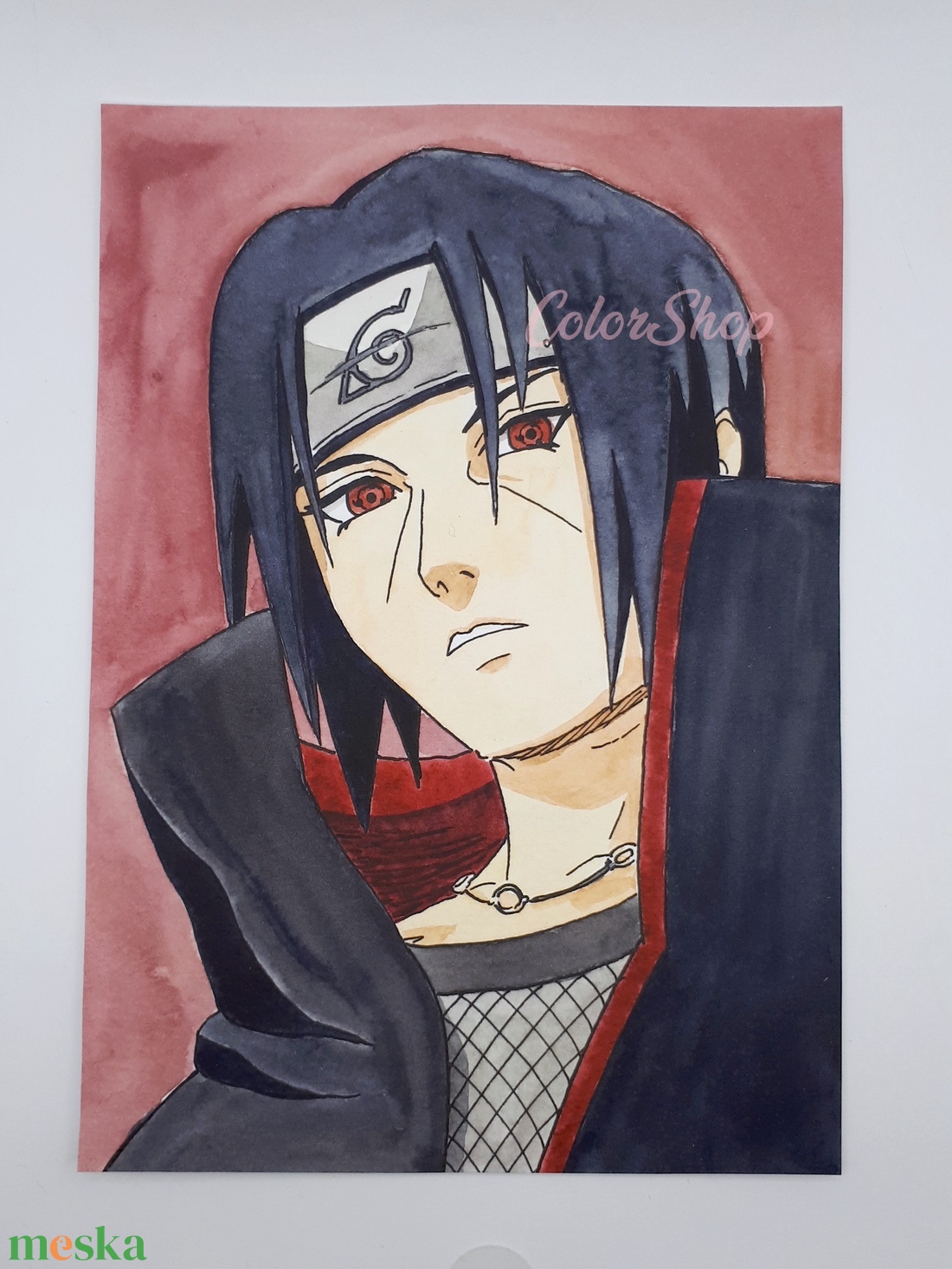 Itachi (Naruto) - eredeti akvarell (kerettel) - művészet - festmény - akvarell - Meska.hu Itachi (Naruto) - eredeti akvarell (kerettel) - művészet - festmény - akvarell - Meska.hu