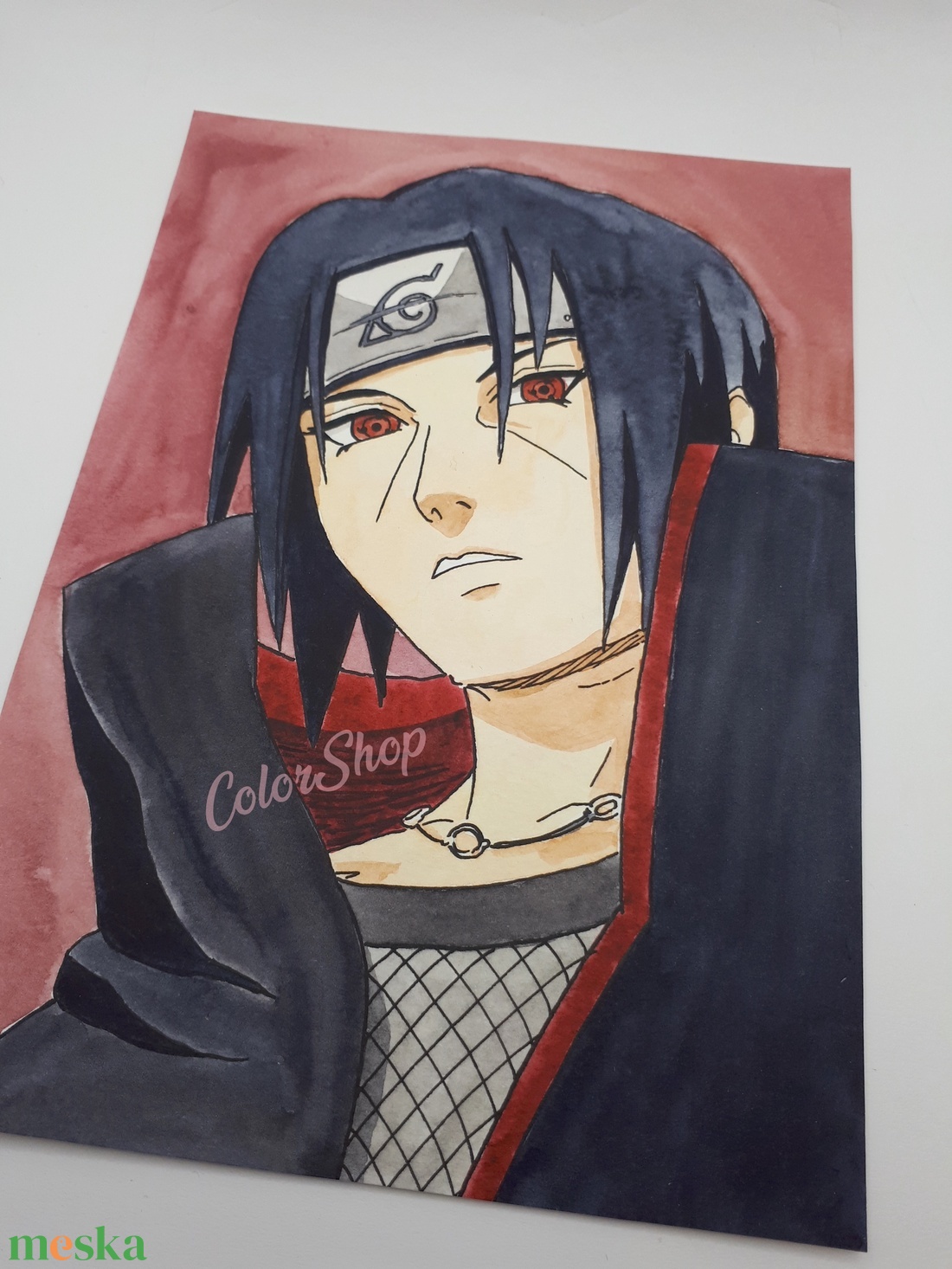 Itachi (Naruto) - eredeti akvarell (kerettel) - művészet - festmény - akvarell - Meska.hu Itachi (Naruto) - eredeti akvarell (kerettel) - művészet - festmény - akvarell - Meska.hu
