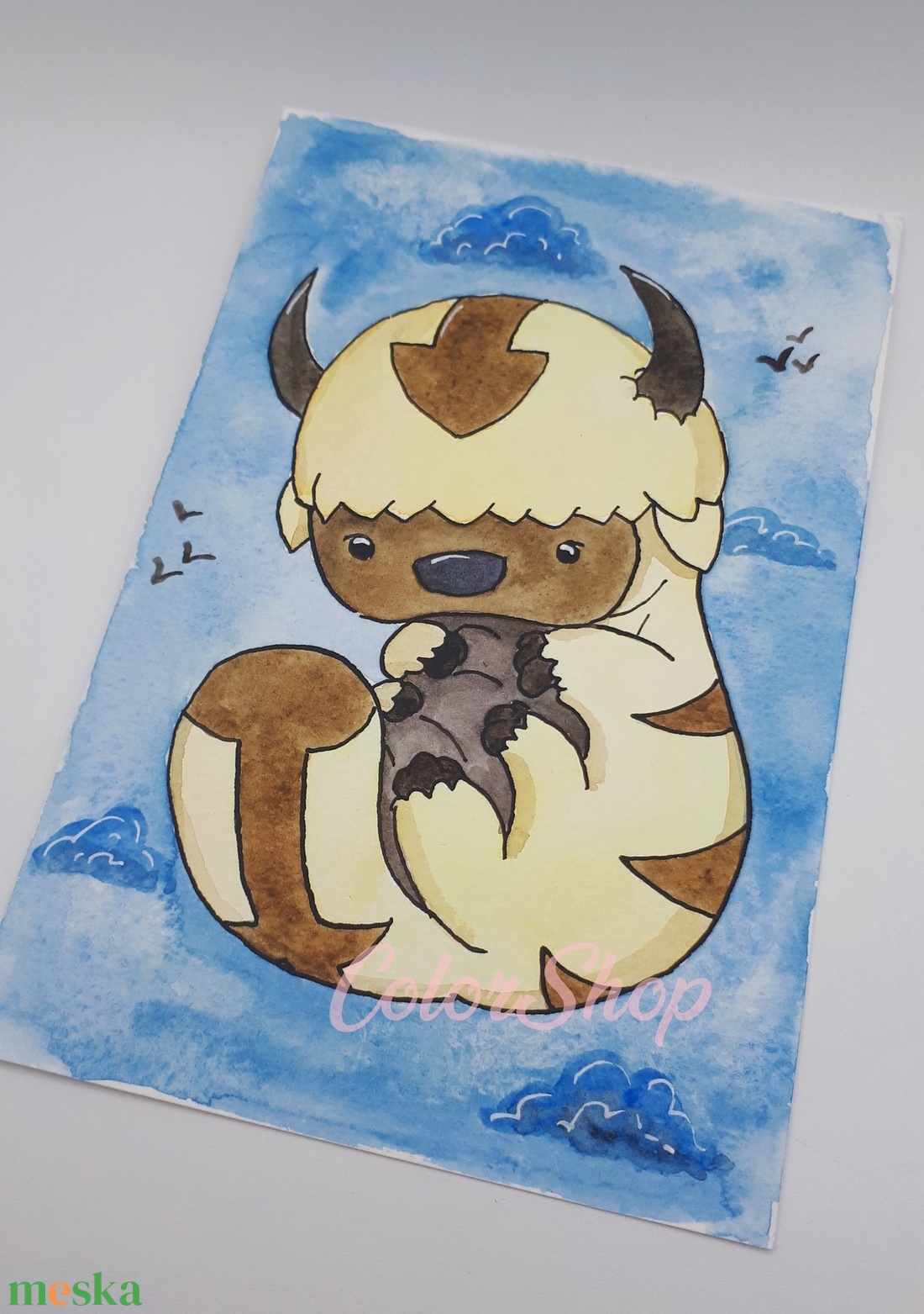 Appa (Aang legendája) - eredeti akvarell (kerettel) - művészet - festmény - akvarell - Meska.hu Appa (Aang legendája) - eredeti akvarell (kerettel) - művészet - festmény - akvarell - Meska.hu