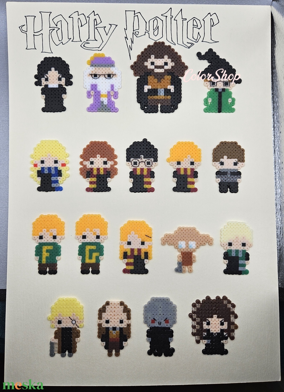 Harry Potter - pixel art kép A4 - otthon & életmód - dekoráció - kép & falikép - 3d képek - Meska.hu Harry Potter - pixel art kép A4 - otthon & életmód - dekoráció - kép & falikép - 3d képek - Meska.hu