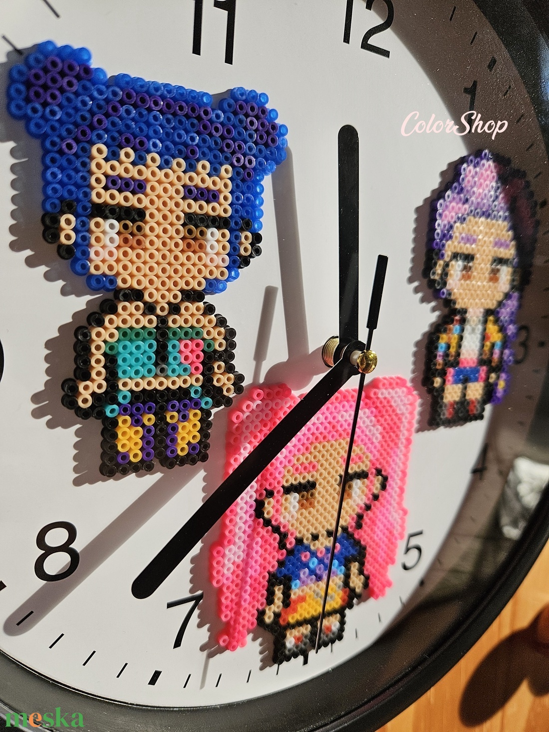 (AJÁNDÉKKAL!) K-POP DÉMONVADÁSZOK halk falióra (23 cm) - otthon & életmód - dekoráció - fali és függő dekoráció - falióra & óra - Meska.hu