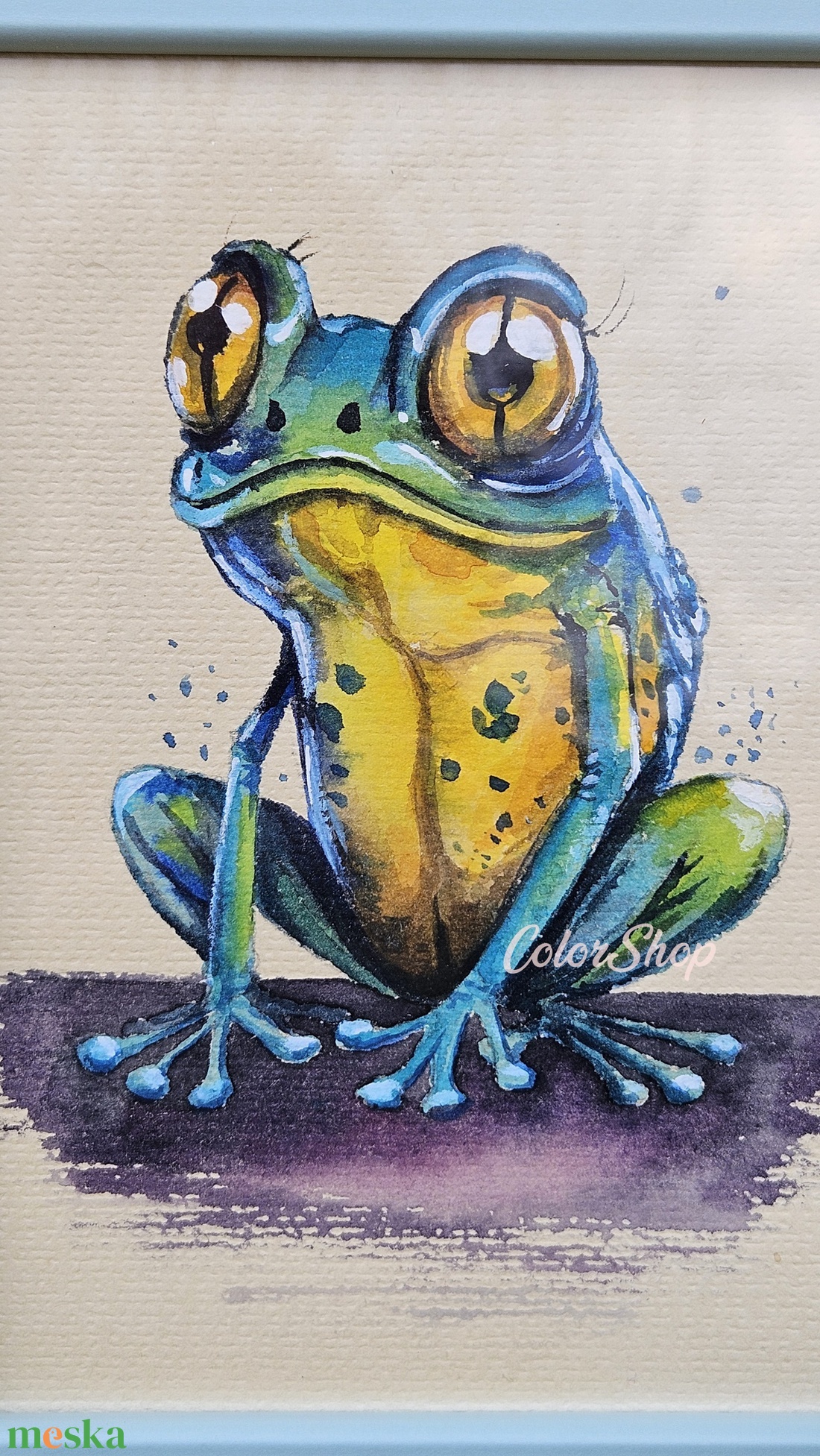 Színes brekeke - eredeti akvarell - művészet - festmény - akvarell - Meska.hu