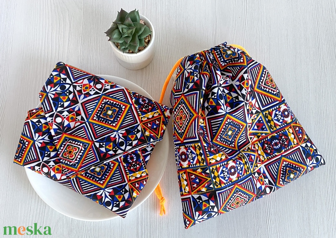 Újra szett - Újraszalvéta és Nasizacsi M Méret - Mozaik mintás - otthon & életmód - konyhafelszerelés, tálalás - konyhai textil - szalvéta - Meska.hu Újra szett - Újraszalvéta és Nasizacsi M Méret - Mozaik mintás - otthon & életmód - konyhafelszerelés, tálalás - konyhai textil - szalvéta - Meska.hu