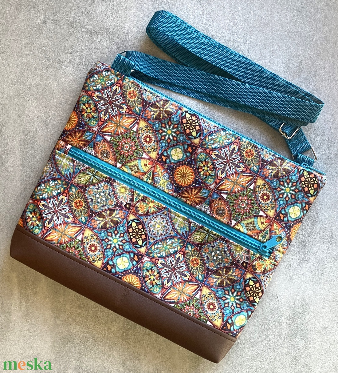 Crossbody  Mozaik   - táska & tok - kézitáska & válltáska - vállon átvethető táska - Meska.hu