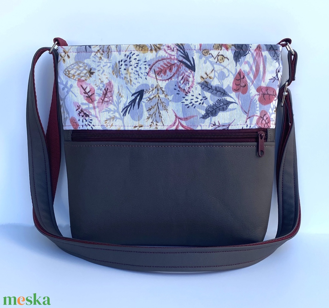 Nagy Crossbody - Őszi színekkel - táska & tok - kézitáska & válltáska - vállon átvethető táska - Meska.hu