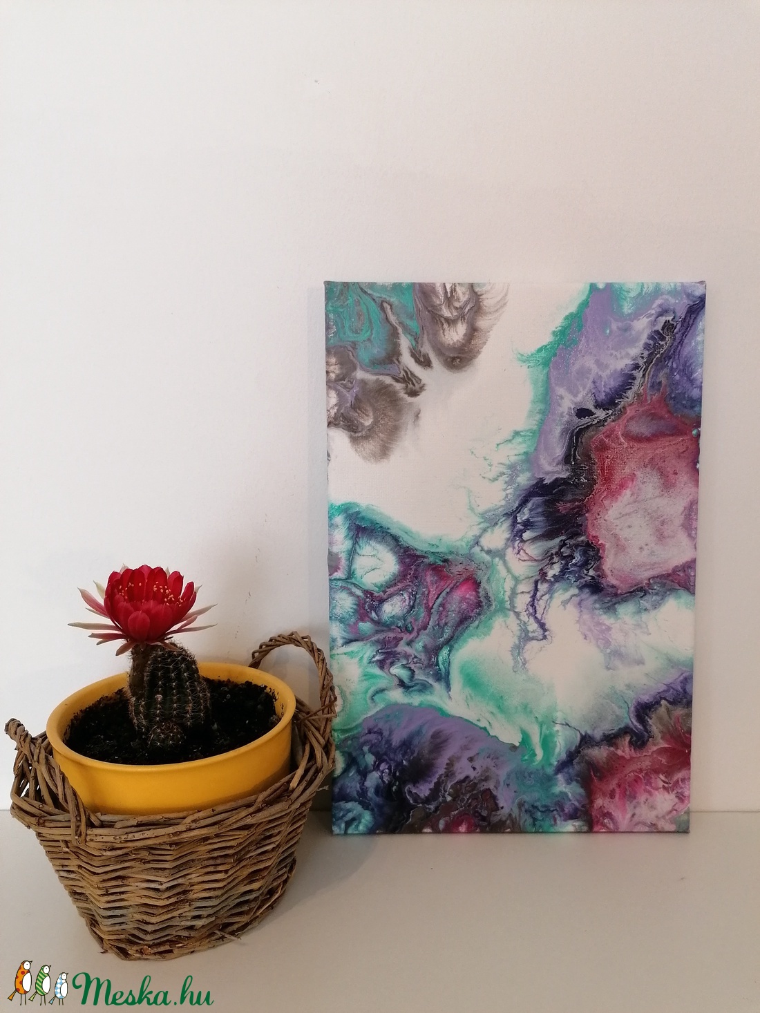 Viola-mályva-türkíz/Absztrakt festmény/Fluid art - művészet - festmény - akril - Meska.hu Viola-mályva-türkíz/Absztrakt festmény/Fluid art - művészet - festmény - akril - Meska.hu