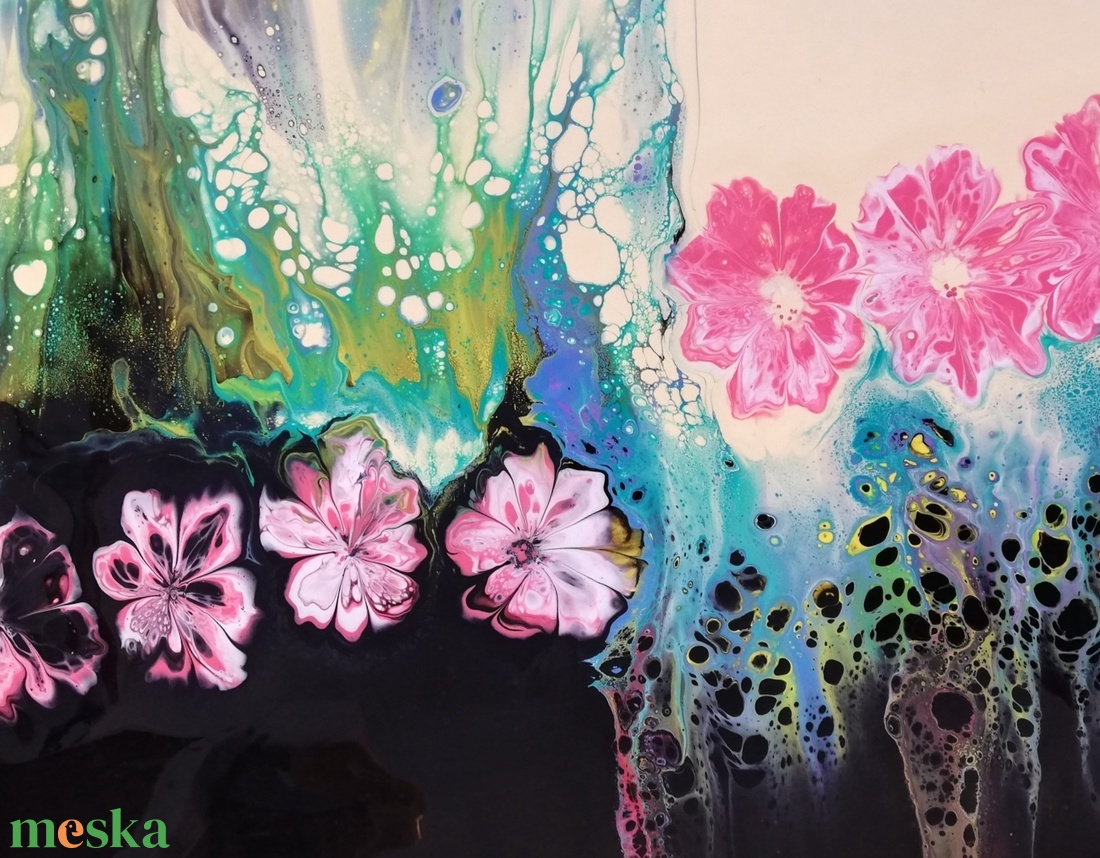 Éjjel-nappal/Festmény/Fluid-art - művészet - festmény - akril - Meska.hu Éjjel-nappal/Festmény/Fluid-art - művészet - festmény - akril - Meska.hu