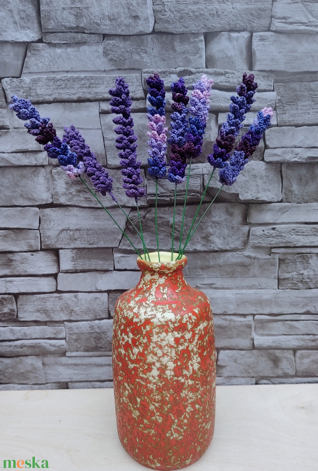 Horgolt levendula virágok / Crochet lavender flowers - otthon & életmód - dekoráció - virágdísz és tartó - csokor & virágdísz - Meska.hu Horgolt levendula virágok / Crochet lavender flowers - otthon & életmód - dekoráció - virágdísz és tartó - csokor & virágdísz - Meska.hu