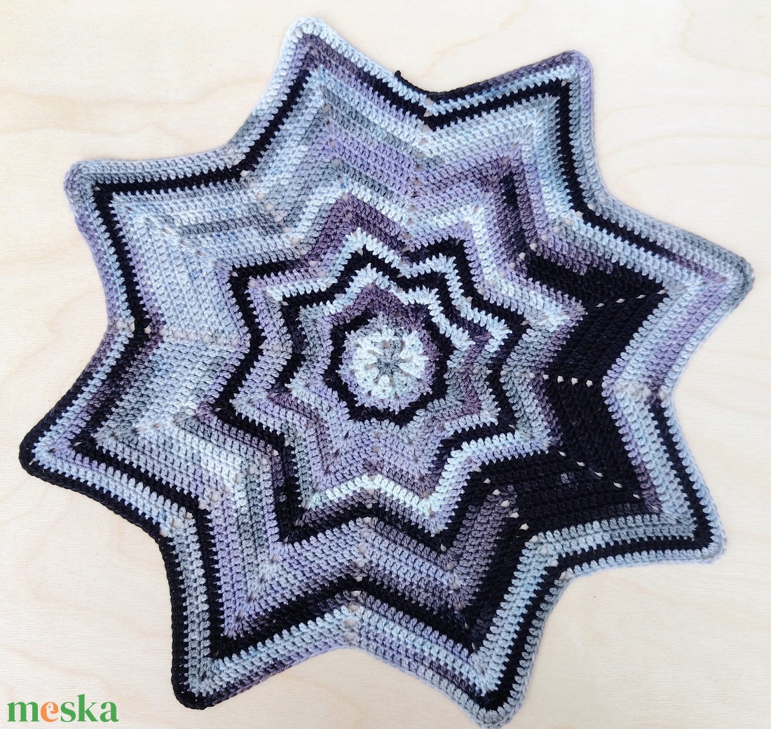 Horgolt szundikendő csillag alap / Crochet baby lovey star shaped base - játék & sport - 3 éves kor alattiaknak - alvóka & rongyi - Meska.hu