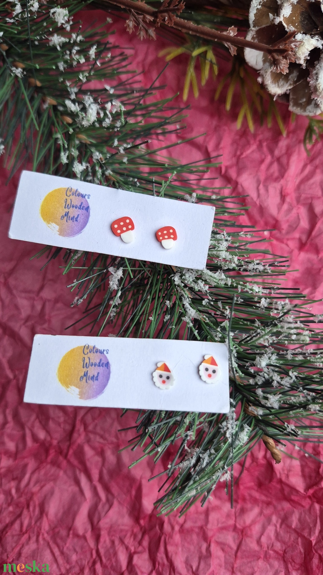 Nikkelmentes mini bedugós fülbevaló  - ékszer - fülbevaló - pötty fülbevaló - Meska.hu