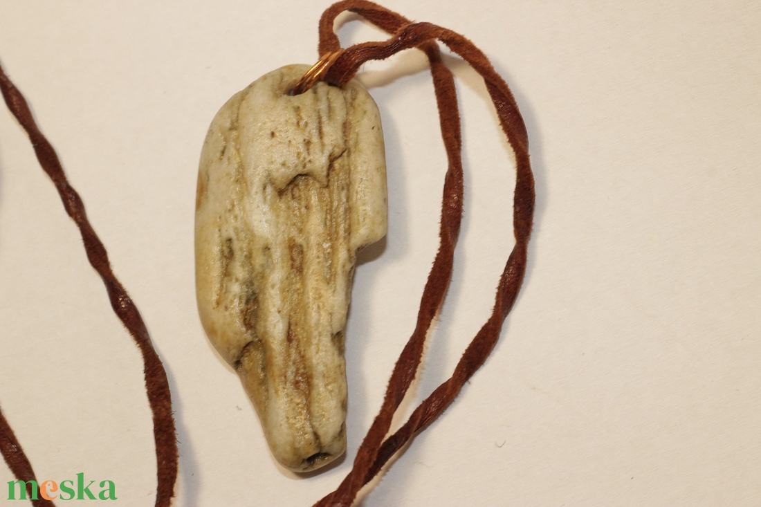 Kőmedál - ékszer - nyaklánc - medálos nyaklánc - Meska.hu