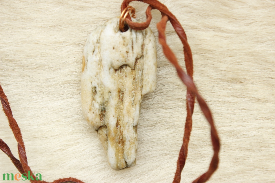 Kőmedál - ékszer - nyaklánc - medálos nyaklánc - Meska.hu