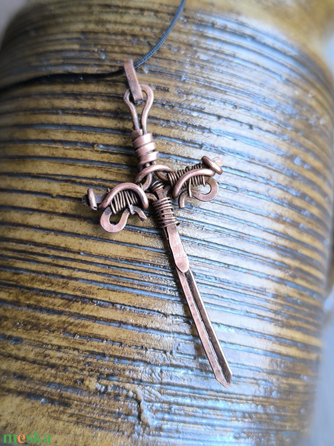 Réz kard medál 3. - ékszer - nyaklánc - medál - Meska.hu Réz kard medál 3. - ékszer - nyaklánc - medál - Meska.hu