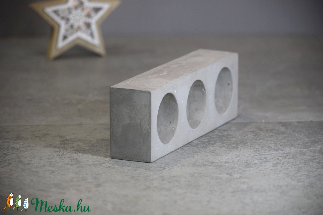 TRIPPEL BETON HÁRMAS DEKOR KASPÓ - otthon & életmód - dekoráció - Meska.hu TRIPPEL BETON HÁRMAS DEKOR KASPÓ - otthon & életmód - dekoráció - Meska.hu