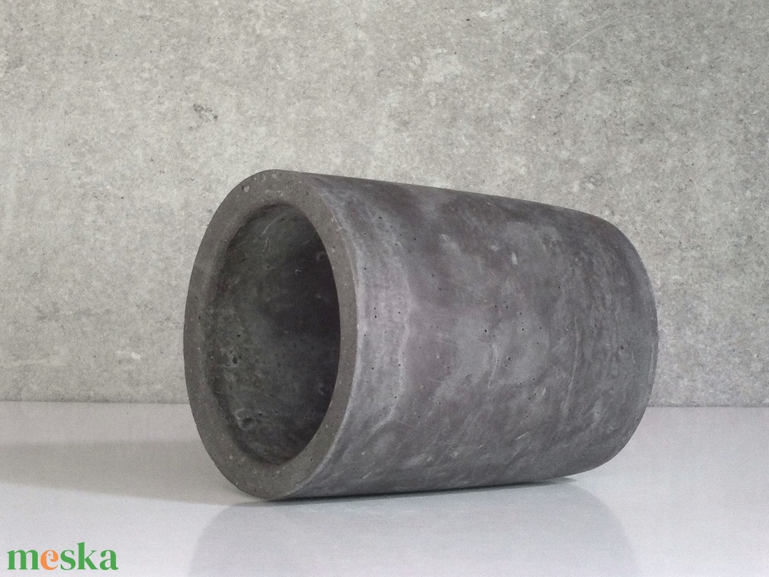 Darkness Beton Konyhai Eszköz Tartó, minimal dekor, indusztriál, beton, cement - otthon & életmód - konyhafelszerelés, tálalás - sütés, főzés - fakanál & fakanáltartó - Meska.hu