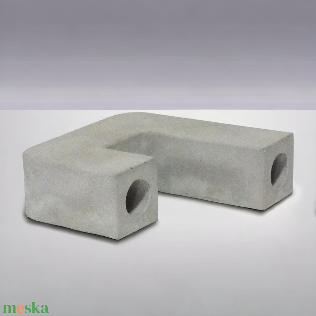 Dueto Beton kétágú Gyertyatartó - otthon & életmód - gyertya, illat, aroma - gyertyatartó - Meska.hu