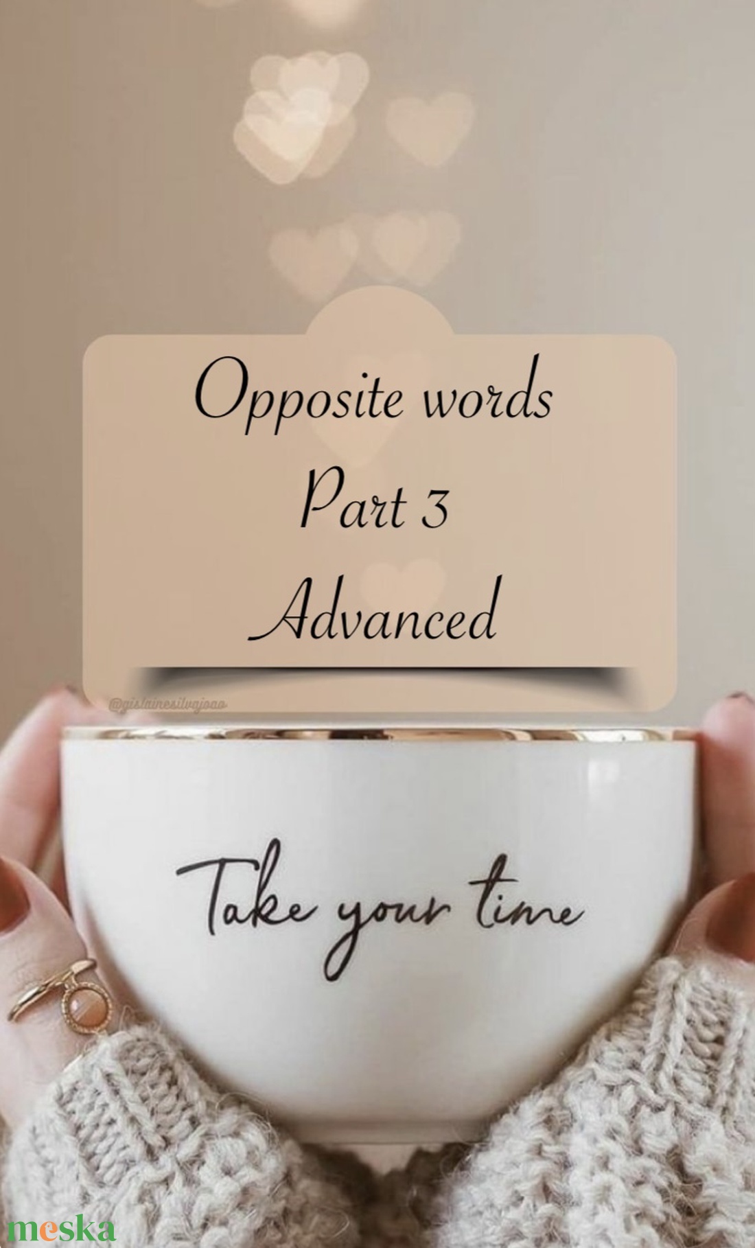 Opposite words - advanced - játék & sport - készségfejlesztő és logikai játék - oktató játékok - Meska.hu
