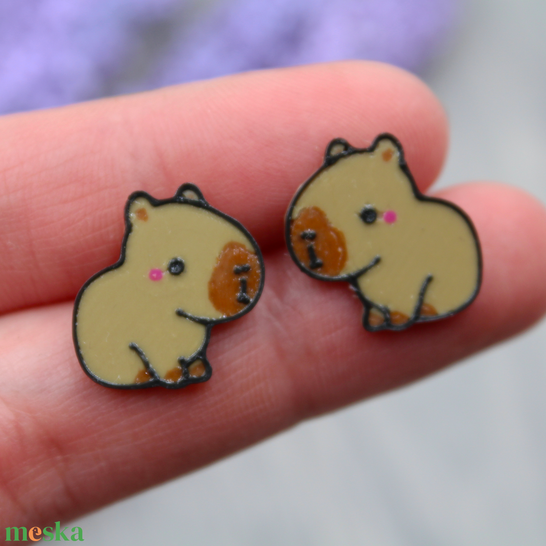 Trendi Capybara Fülbevaló Aranyos és menő - ékszer - fülbevaló - fülékszer - Meska.hu Trendi Capybara Fülbevaló Aranyos és menő - ékszer - fülbevaló - fülékszer - Meska.hu