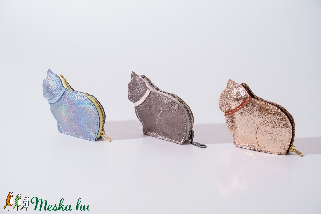 Second cat - bőr apró tartó -  - Meska.hu