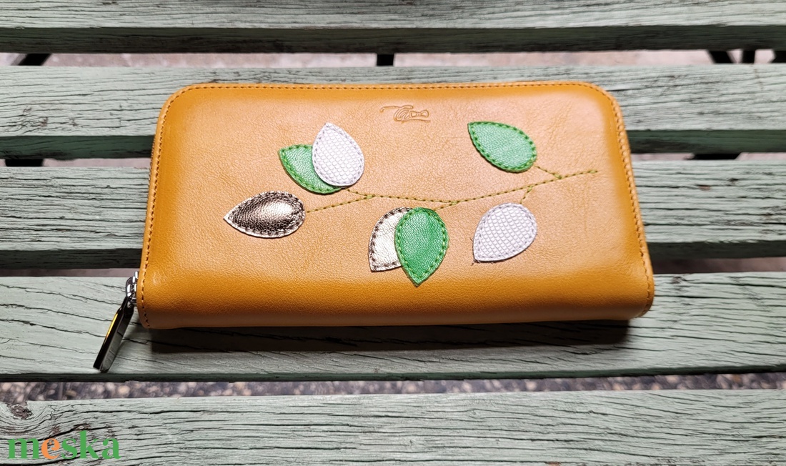 Gardening collection 14 - valódi bőr tárca - táska & tok - pénztárca & más tok - pénztárca - női pénztárca - Meska.hu