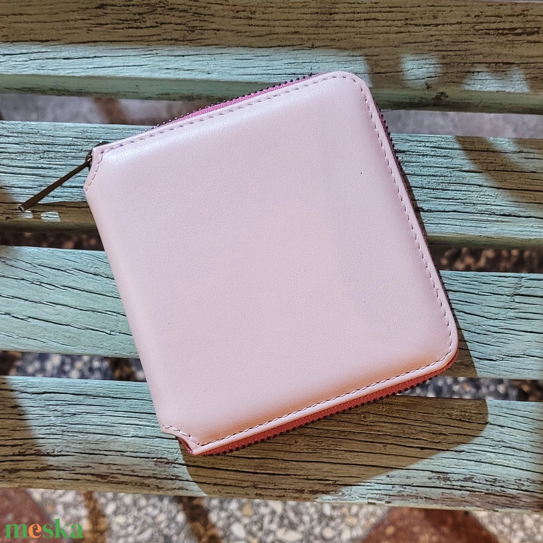 Powdery pink - mini tárca - táska & tok - pénztárca & más tok - pénztárca - női pénztárca - Meska.hu