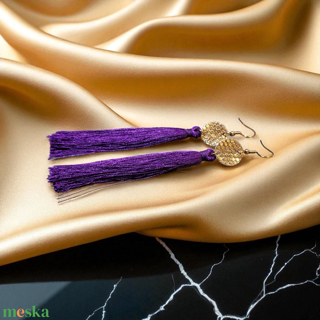 Purple long - fülbevaló nemesacél szerelékkel - ékszer - fülbevaló - lógó fülbevaló - Meska.hu Purple long - fülbevaló nemesacél szerelékkel - ékszer - fülbevaló - lógó fülbevaló - Meska.hu