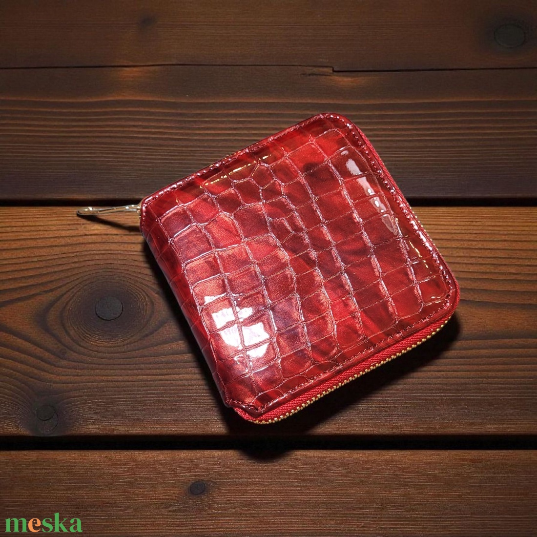 Burgundy luck - mini tárca - táska & tok - pénztárca & más tok - pénztárca - női pénztárca - Meska.hu