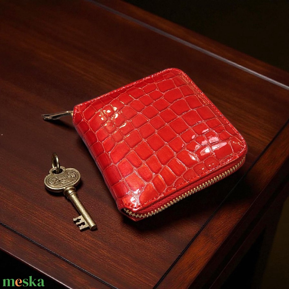 Red luck - mini tárca - táska & tok - pénztárca & más tok - pénztárca - női pénztárca - Meska.hu