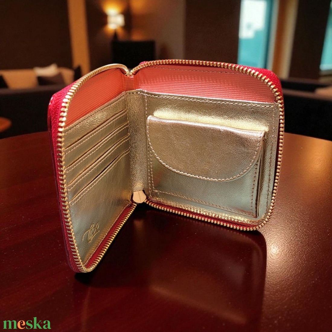 Red luck - mini tárca - táska & tok - pénztárca & más tok - pénztárca - női pénztárca - Meska.hu