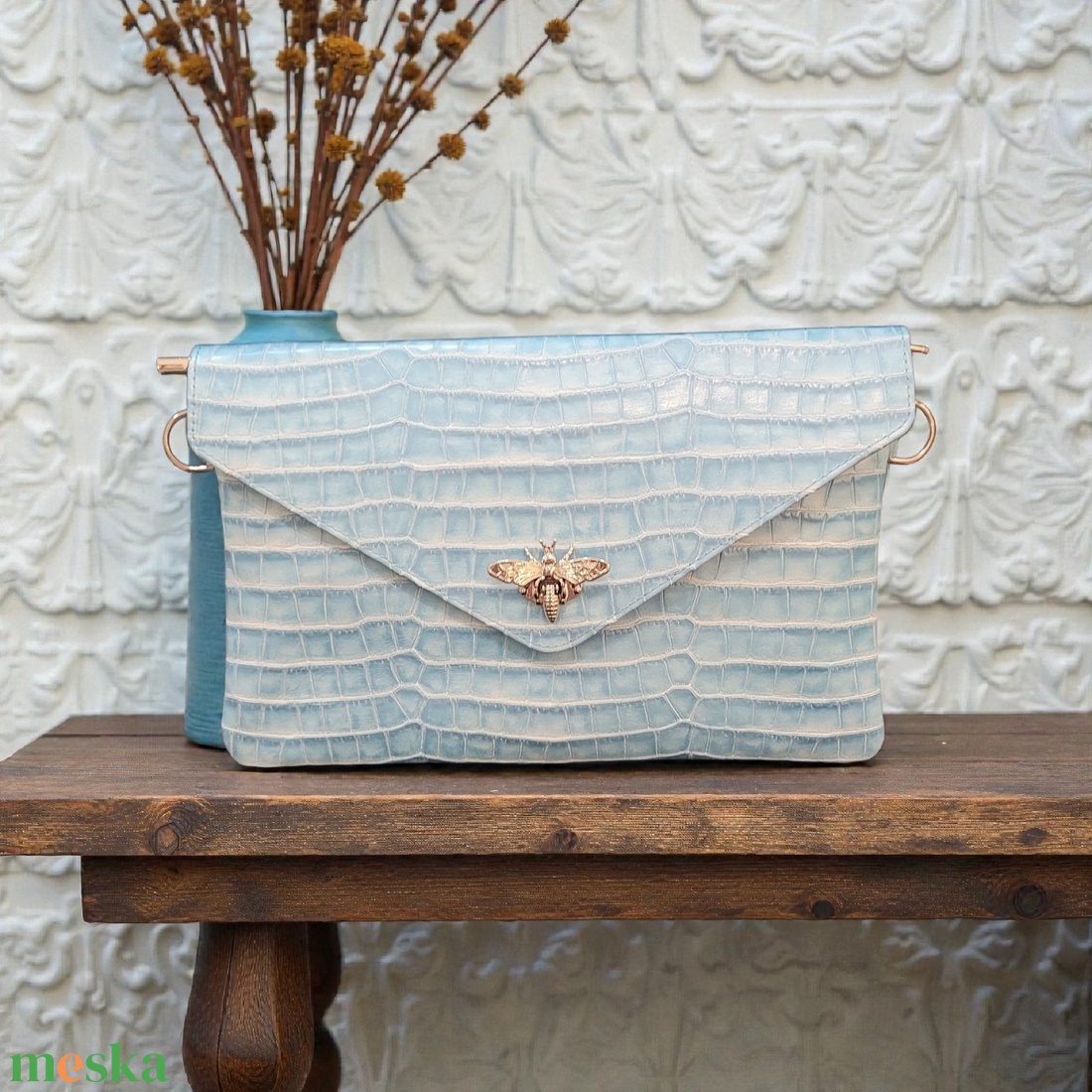 Light crock - marhabőr táska - táska & tok - kézitáska & válltáska - vállon átvethető táska - Meska.hu