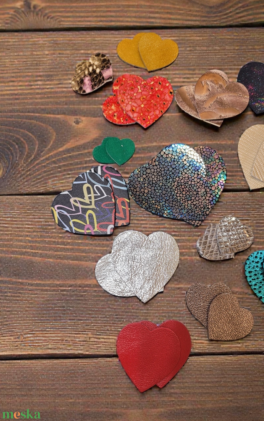 LoveCraft 11 - valódi bőr alkotó csomag - kellékek & szerszámok - rövidáru - maradék bőr anyag - Meska.hu