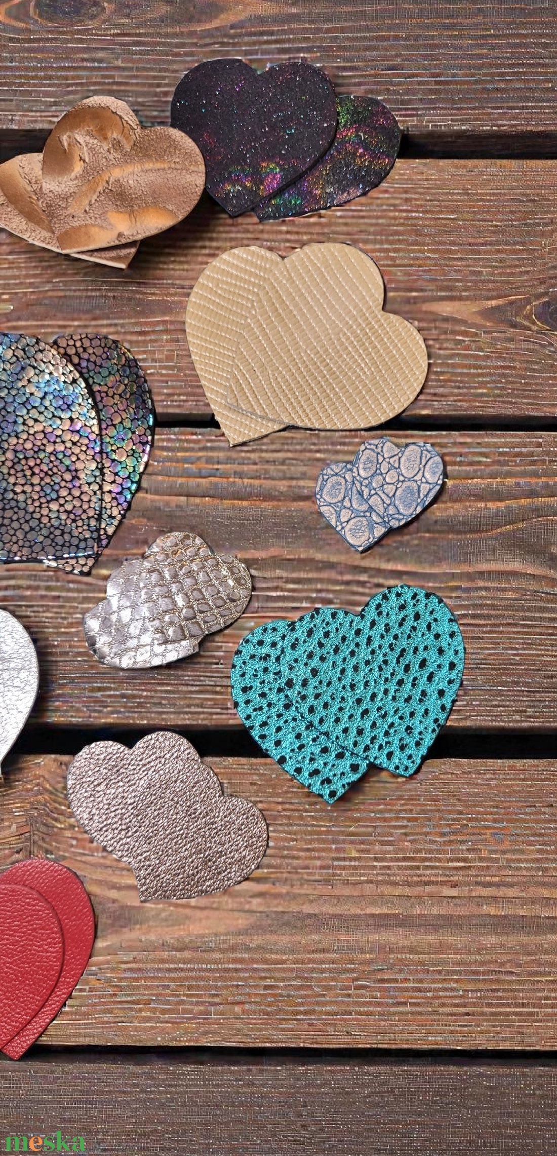 LoveCraft 11 - valódi bőr alkotó csomag - kellékek & szerszámok - rövidáru - maradék bőr anyag - Meska.hu