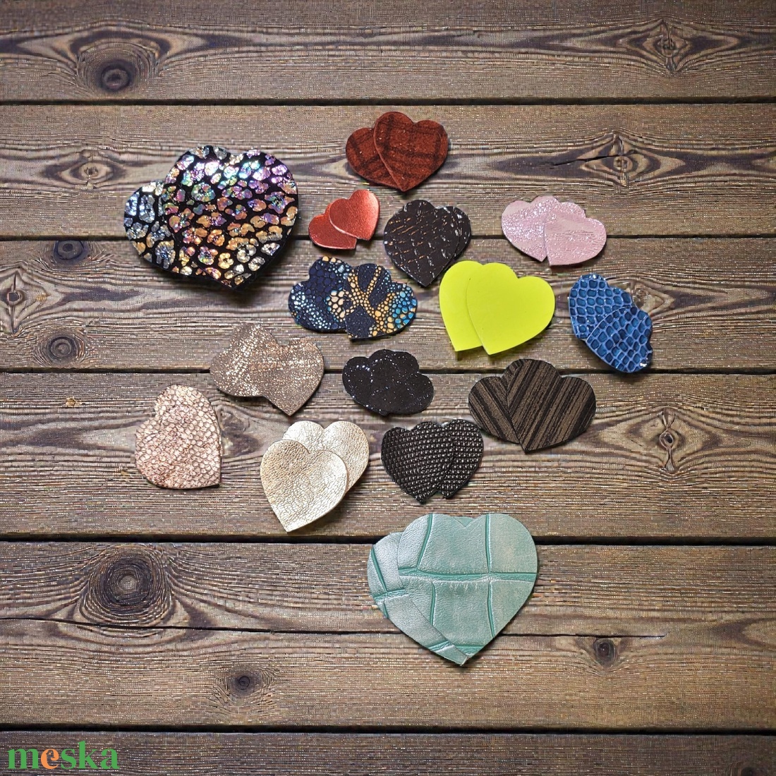 LoveCraft 3 - valódi bőr alkotó csomag - kellékek & szerszámok - rövidáru - maradék bőr anyag - Meska.hu